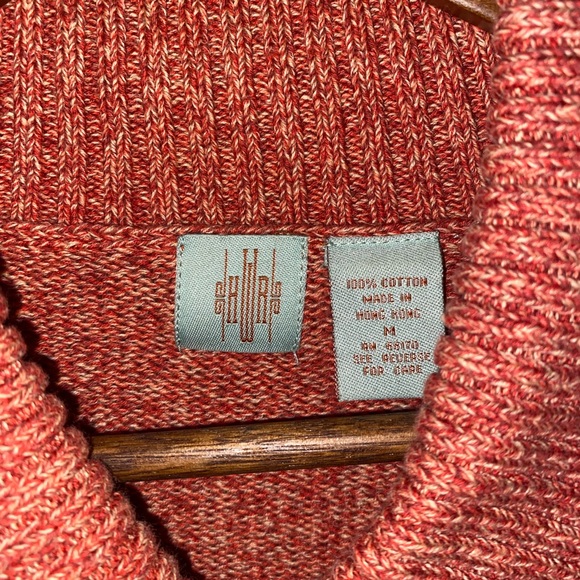 Anthropologie HWR Faux-Wrap Button Cuff Sweater - size medium - Picture 4 of 4